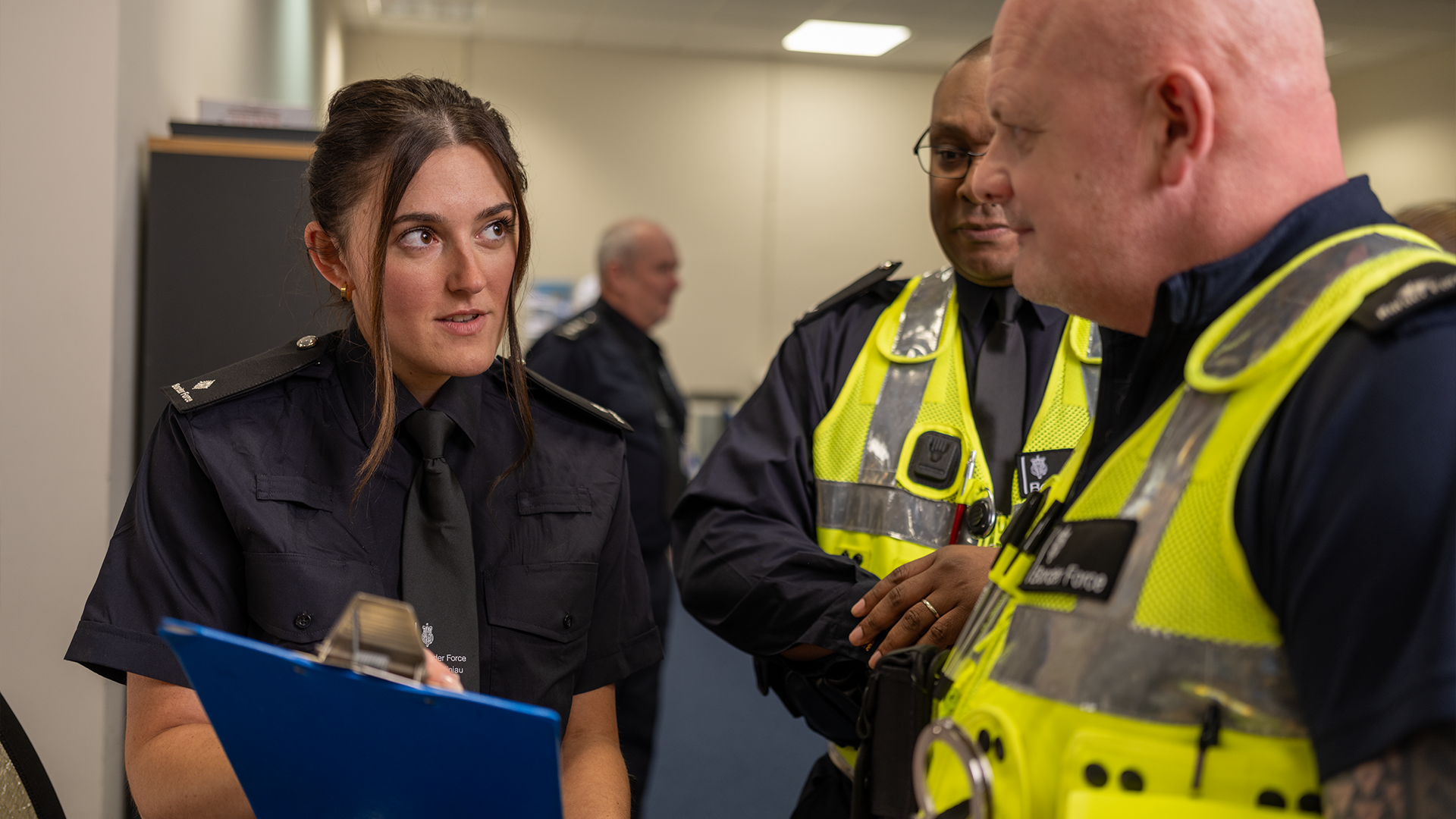 Female Border force officer